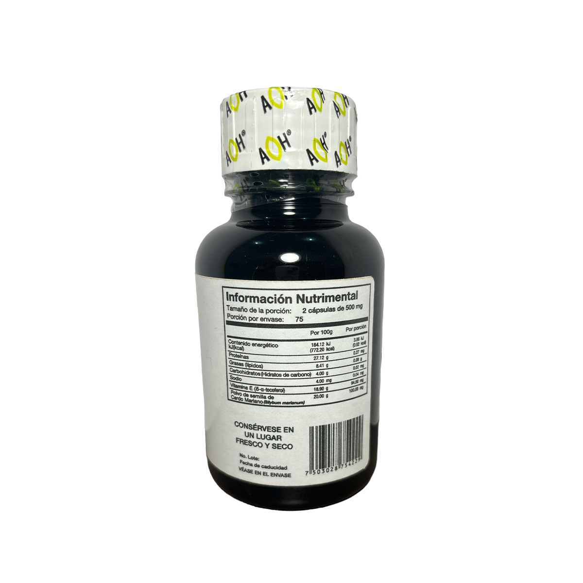 Cardo mariano 150 cápsulas 500mg Adaptoheal