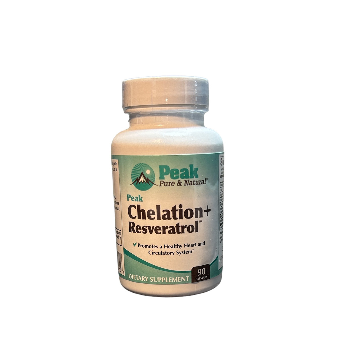 Chelation+ reservatrol 90 cápsulas Peak Pure & Natural