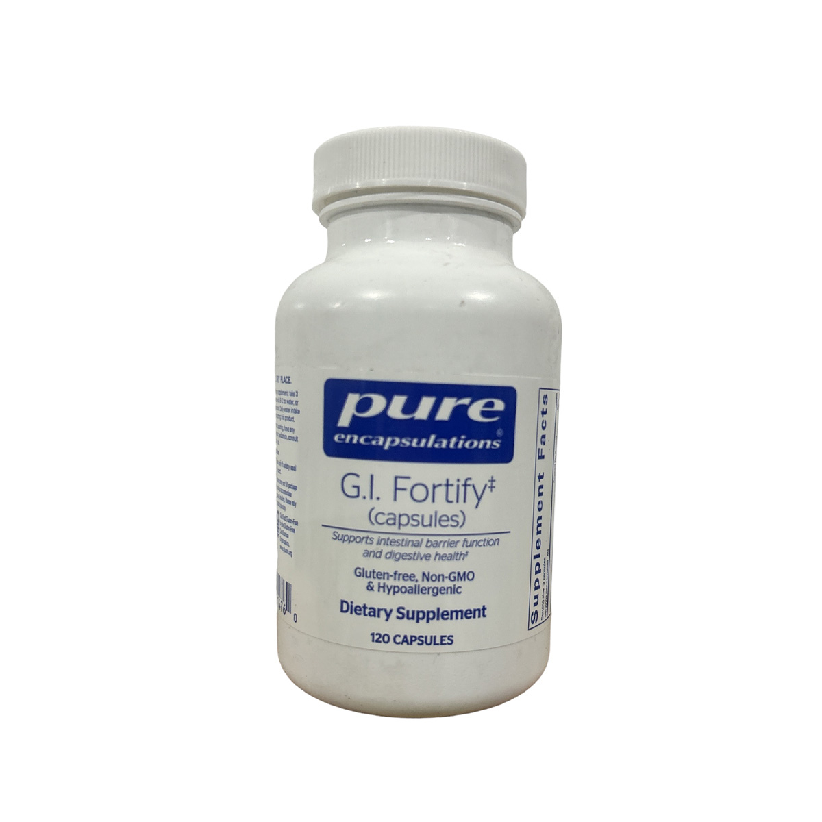 GI fortify pure encapsulation frente GI fortify 120 cápsulas Pure Encapsulation