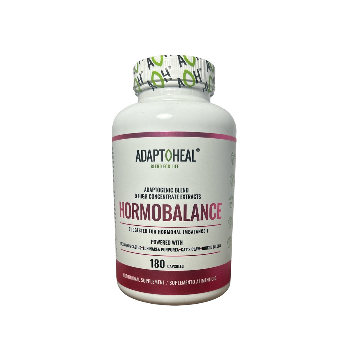 HORMOBALANCE 180 capsulas 700mg Adaptoheal frente