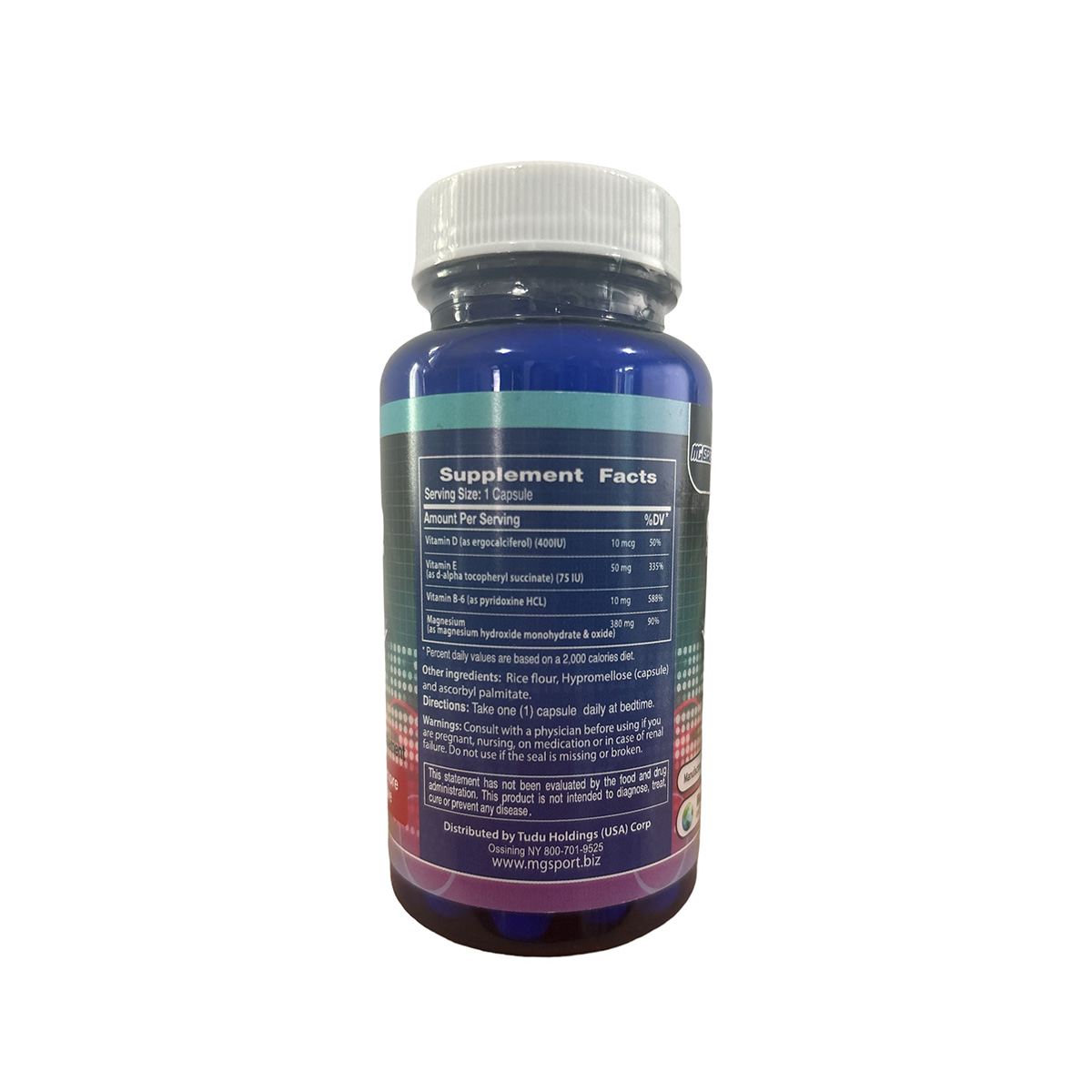 Magnesium 60 cápsulas MG Sport
