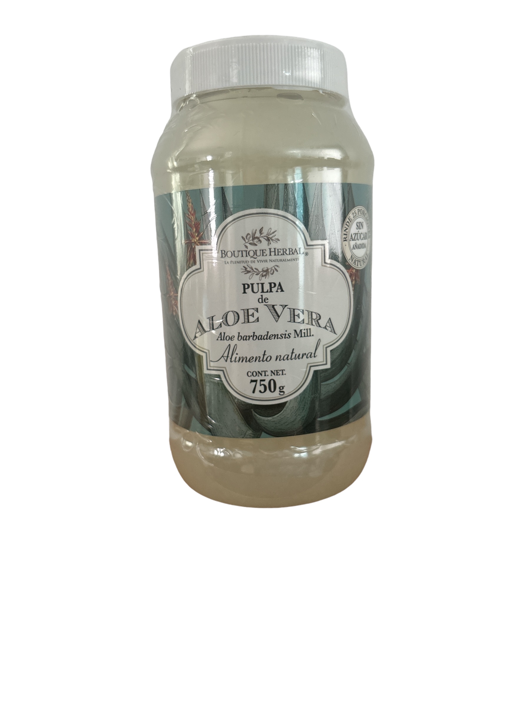 Pulpa aloe vera Boutique herbal frente