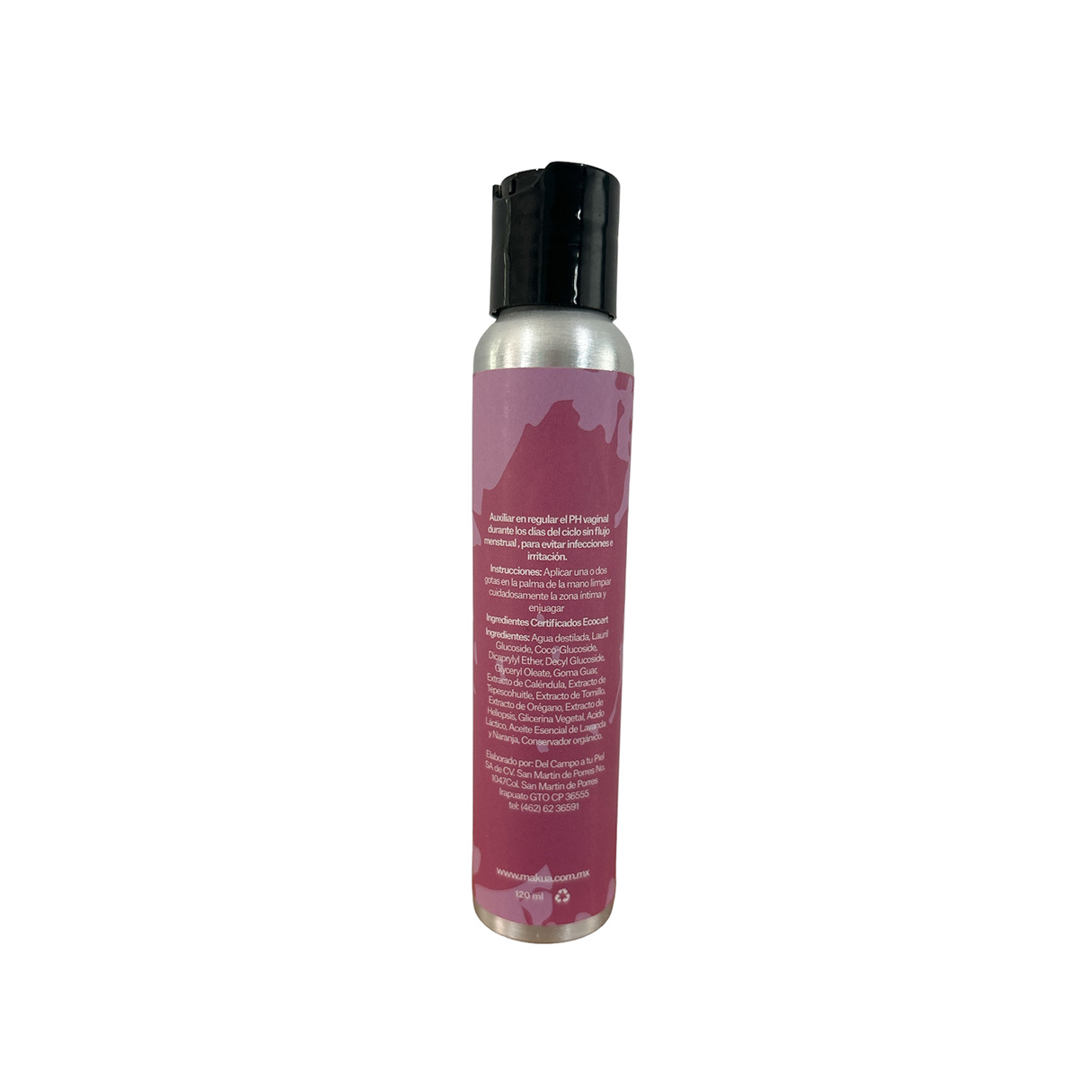 Shampoo íntimo Doncella PH 4.5 120ml MAKUA