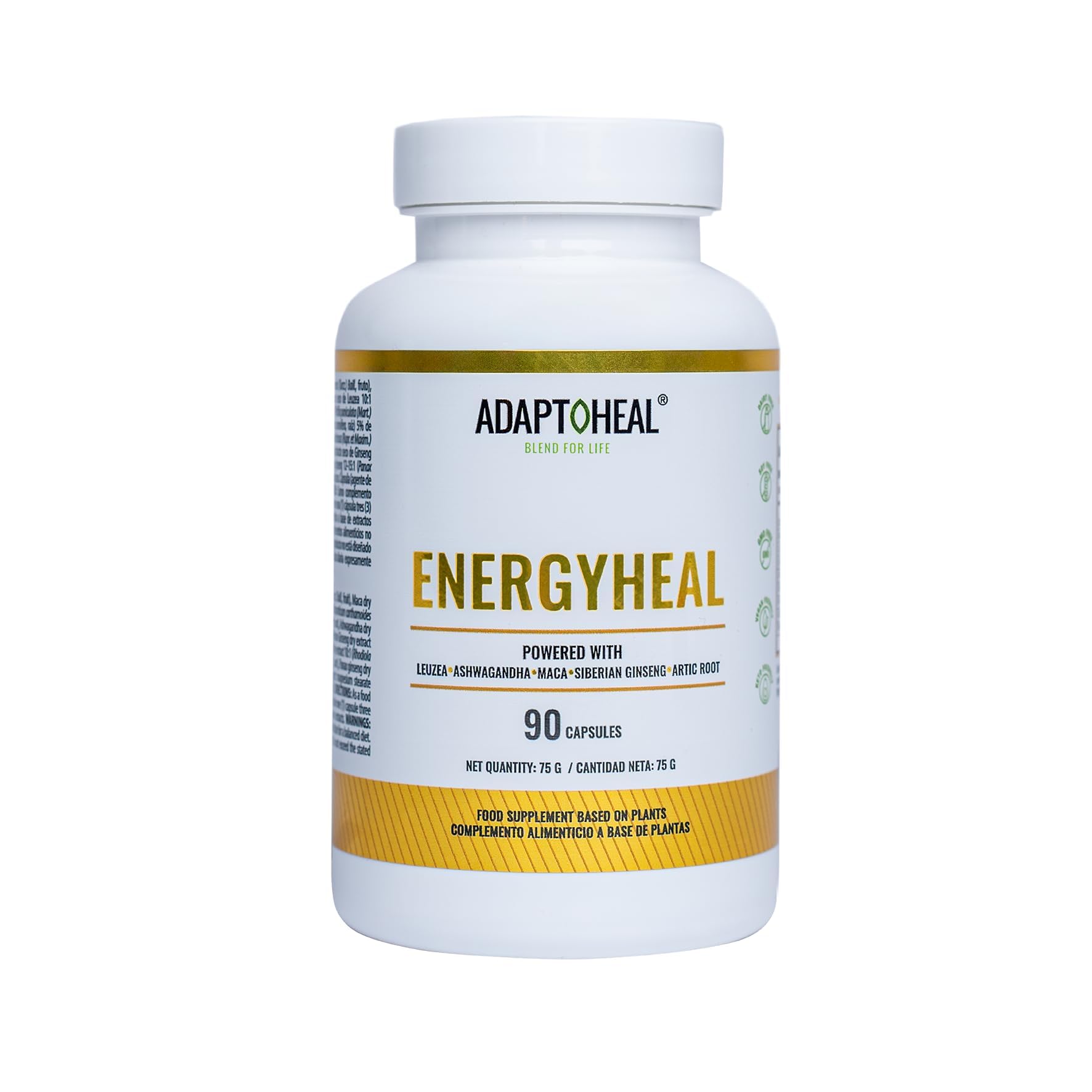 Energyheal 90 cápsulas 700mg Adaptoheal